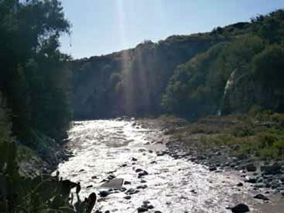Río en Pirque.