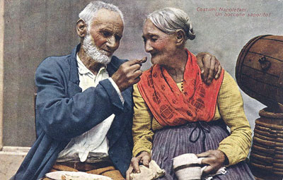 Pareja de ancianos, Napoles circa 1890 : wikimedia.org