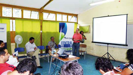 Primer taller, 29 de enero en el Liceo Polivalente de San José de Maipo.