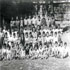 Foto de los alumnos de 1° y 2° Preparatorias, año 1959.
