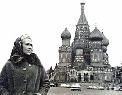Olga en Moscú.