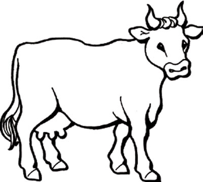 Ilustración de una vaca.
