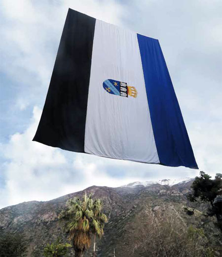 Bandera de la Ilustre Municipalidad de San José de Maipo.