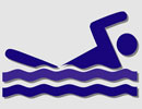 Símbolo de natación