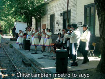 Grupo folklórico chileno Villa San Bernardo.