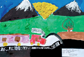 Dibujo de Tamara Bruna C. (7 años), 2º Básico, Escuela El Melocotón, 2010.
