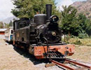 La locomotora "La Panchita" del antiguo tren militar